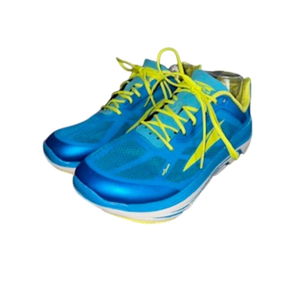 Altra Women’s Sz 8.5 Duo Blue Yellow Running Shoes AFW1838F-4 - Picture 2 of 11